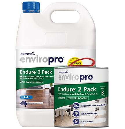 Intergrain Enviropro Endure 2K – Part A & B Timber / Wood Floor Coating